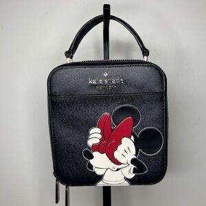 Kate Spade Black and Red Minnie Mouse Backpack with COA
